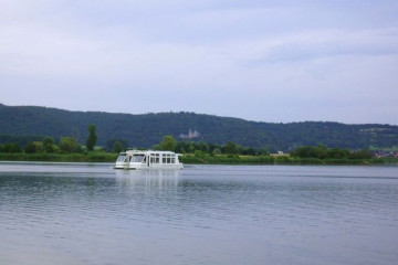 15 Eschwege-Ausflugsschiff Werranixe auf dem Werratalsee